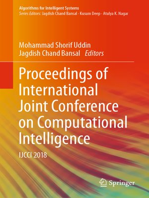 cover image of Proceedings of International Joint Conference on Computational Intelligence